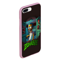 Чехол для iPhone 7Plus/8 Plus матовый Гомер зомби - фото 2