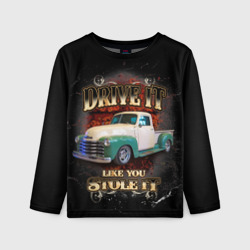 Детский лонгслив 3D Пикап Chevrolet Thriftmaster