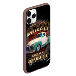 Чехол для iPhone 11 Pro матовый Пикап Chevrolet Thriftmaster - фото 2