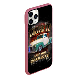 Чехол для iPhone 11 Pro Max матовый Пикап Chevrolet Thriftmaster - фото 2