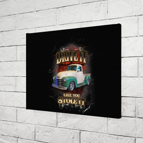 Холст прямоугольный Пикап Chevrolet Thriftmaster, цвет 3D печать - фото 3