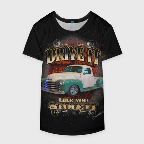 Накидка на куртку 3D Пикап Chevrolet Thriftmaster, цвет 3D печать - фото 4