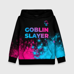 Детская толстовка 3D Goblin Slayer - neon gradient: символ сверху