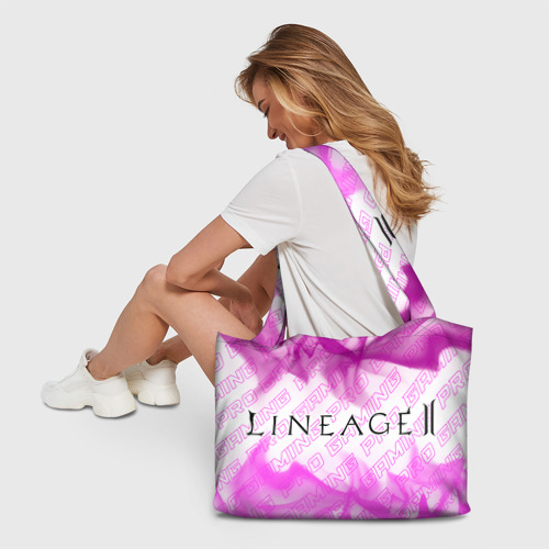 Пляжная сумка 3D Lineage 2 pro gaming: надпись и символ - фото 6
