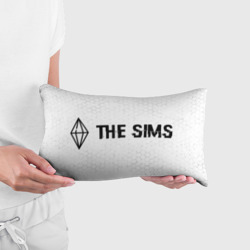 Подушка 3D антистресс The Sims glitch на светлом фоне: надпись и символ - фото 2