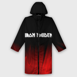 Мужской дождевик 3D Iron Maiden red plasma