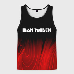 Мужская майка 3D Iron Maiden red plasma