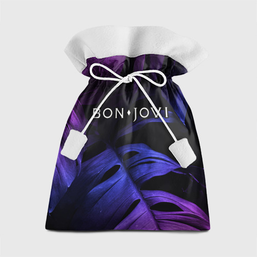 Подарочный 3D мешок Bon Jovi neon monstera