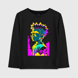 Детский лонгслив хлопок Bart Simpson - pop art