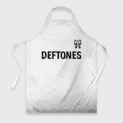 Фартук 3D Deftones glitch на светлом фоне: символ сверху