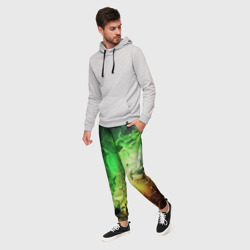Мужские брюки 3D Зеленый взрыв - фото 2