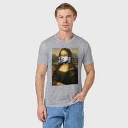 Мужская футболка хлопок Мона Лиза Да Винчи - фото 2
