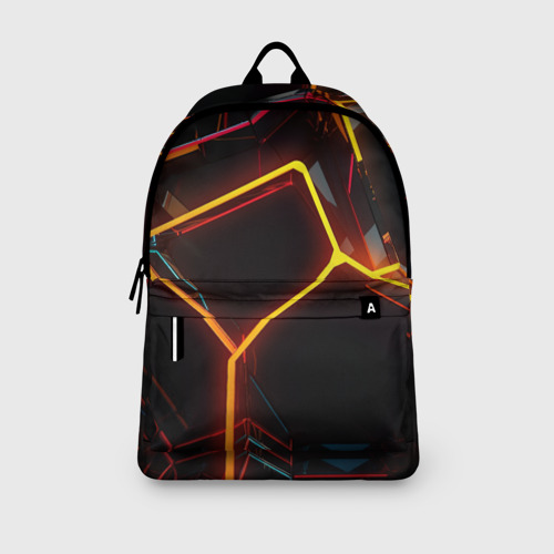 Рюкзак 3D Неон на черном фоне - фото 4