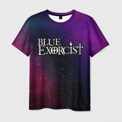 Blue Exorcist gradient space – Мужская футболка 3D с принтом купить со скидкой в -26%