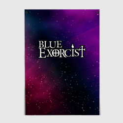 Постер Blue Exorcist gradient space