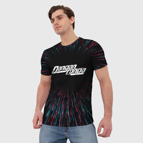 Мужская футболка 3D Danganronpa infinity, цвет 3D печать - фото 3
