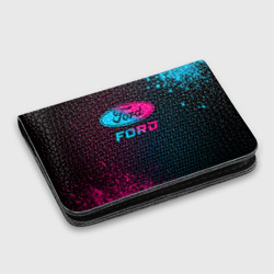 Картхолдер с принтом Ford - neon gradient