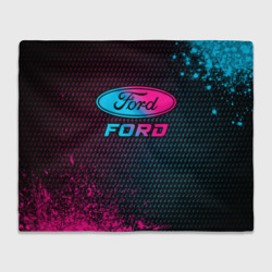 Плед 3D Ford - neon gradient