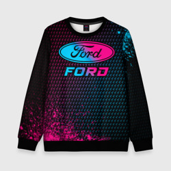 Детский свитшот 3D Ford - neon gradient