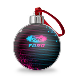 Ёлочный шар Ford - neon gradient