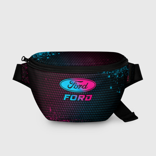 Поясная сумка 3D Ford - neon gradient