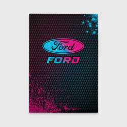 Обложка для автодокументов Ford - neon gradient