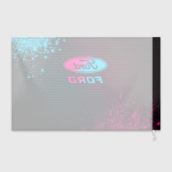 Флаг 3D Ford - neon gradient - фото 2