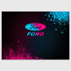 Поздравительная открытка Ford - neon gradient