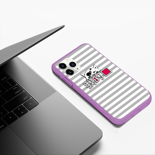 Чехол для iPhone 11 Pro Max матовый с принтом Коты-моя любовь, фото #5