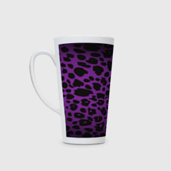 Кружка Латте Фиолетовый леопард
