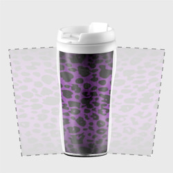 Термокружка-непроливайка Фиолетовый леопард - фото 2
