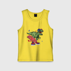 Детская майка хлопок Tyrannosaurus swag