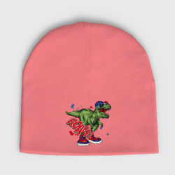 Мужская шапка демисезонная Tyrannosaurus swag