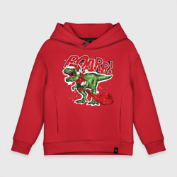 Детское худи Oversize хлопок Santa t rex gifts