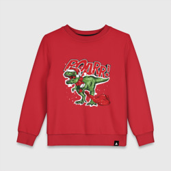 Детский свитшот хлопок Santa t rex gifts