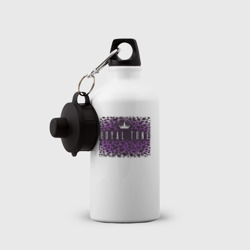 Бутылка спортивная Фиолетовый леопард с короной - фото 2