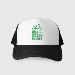 Кепка тракер с сеткой Ride for a green planet