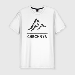 Мужская футболка хлопок Slim Чечня Россия