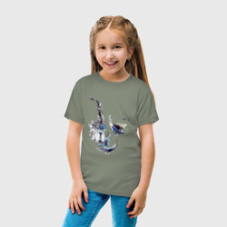 Детская футболка хлопок Саксофон дым Тень - фото 2