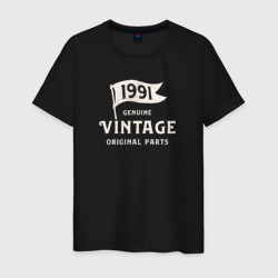 1991 подлинный винтаж - оригинальные детали – Мужская футболка хлопок с принтом купить со скидкой в -20%