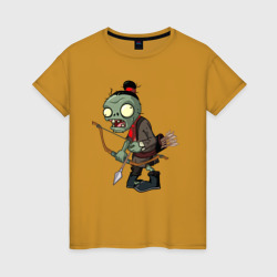 Женская футболка хлопок Зомби лучник