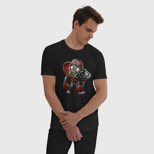 Мужская пижама хлопок All-Star Zombie, цвет черный - фото 3