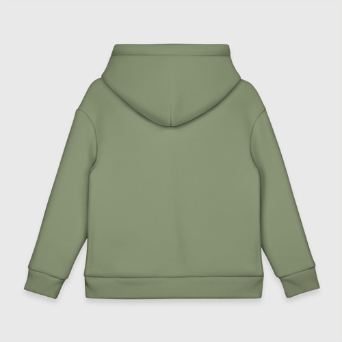 Детское худи Oversize хлопок с принтом Капибара с кружкой горячего кофе - картинка 2 Детское худи Oversize хлопок Капибара с кружкой горячего кофе - фото 2