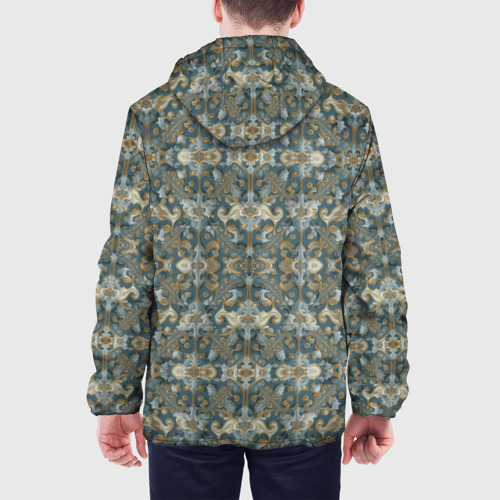 Мужская куртка 3D с принтом Орнамент в стиле классицизм, вид сзади #2