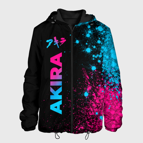 Мужская куртка 3D Akira - neon gradient: по-вертикали, цвет 3D печать