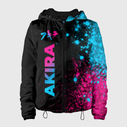 Женская куртка 3D Akira - neon gradient: по-вертикали