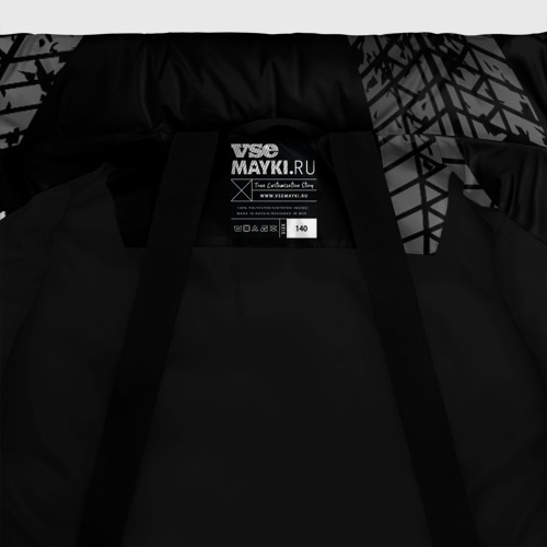 Зимняя куртка для мальчиков 3D Jeep tire tracks, цвет черный - фото 7