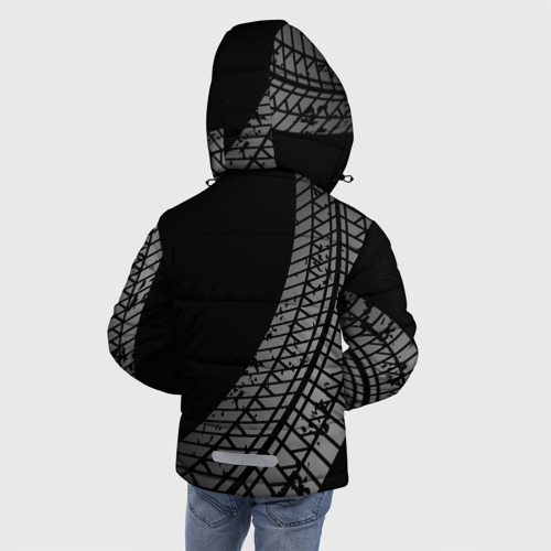 Зимняя куртка для мальчиков 3D Jeep tire tracks, цвет черный - фото 4