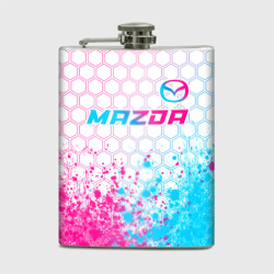 Фляга Mazda neon gradient style: символ сверху