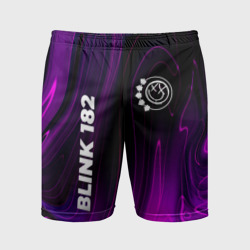 Мужские шорты спортивные Blink 182 violet plasma